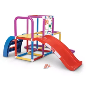 Juegos de resbaladilla  "Jungle Gym" con juego de lanzamiento -Fisher-Price