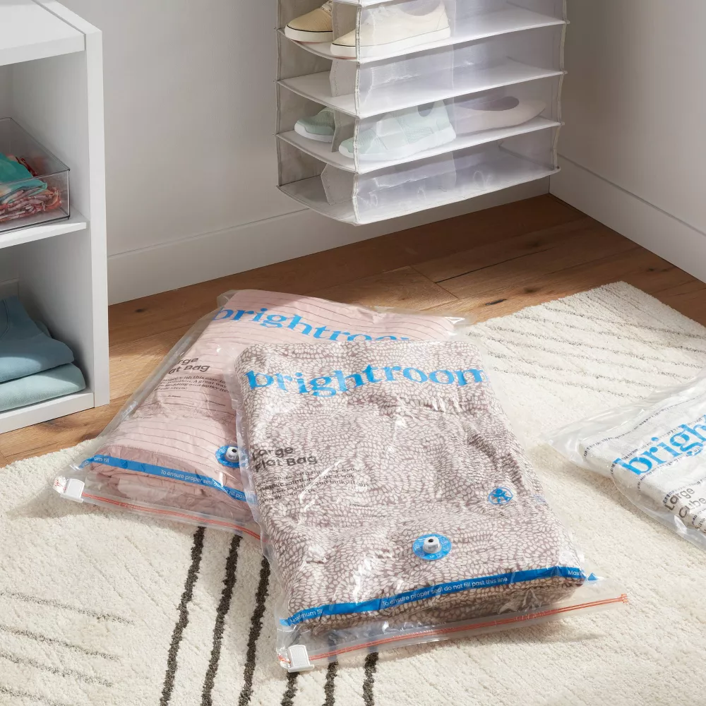 Juego de 5 bolsas de compresión grandes y transparentes - Brightroom - Imagen 3