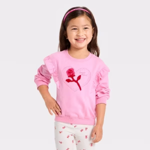 Alternative view of Conjunto de 2 piezas para niñas con estampado de San Valentín talla 4 -Cat & Jack
