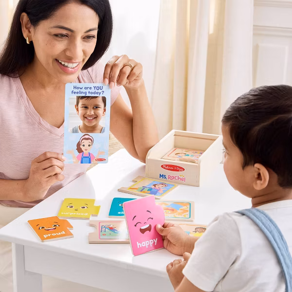 Puzles de madera de asociación "Big Feelings" (Grandes Emociones) de Ms. Rachel -Melissa & Doug - Imagen 2