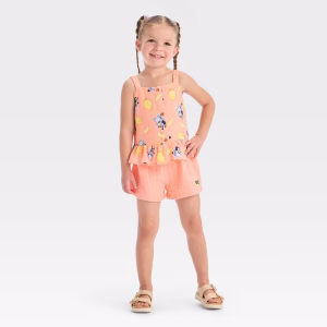 Conjunto de 2 piezas para niñas con estampado de Bluey talla 5