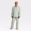 Pijama de 2 piezas para hombre talla 2XL con estampado navideño  -Wondershop