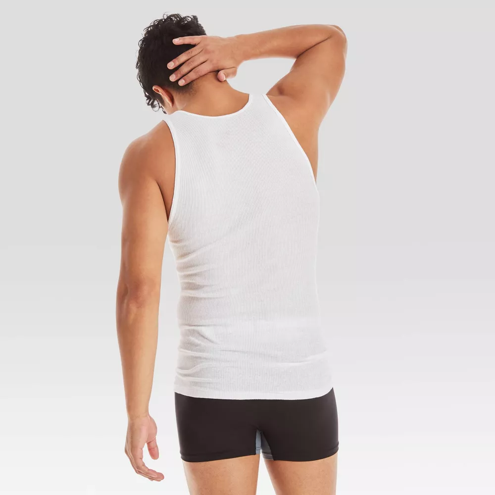 Paquete de 5 camisas sin mangas para caballero talla M -Hanes - Imagen 3