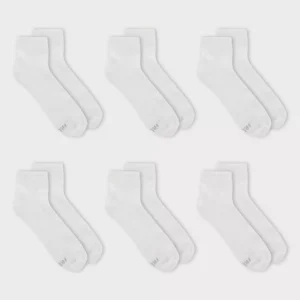 Paquete de 6 pares de calcetines para dama talla 8/12 -Fruit of the Loom