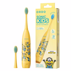 Cepillo de dientes con tecnología sónica para niños, diseño de minions -ORDO