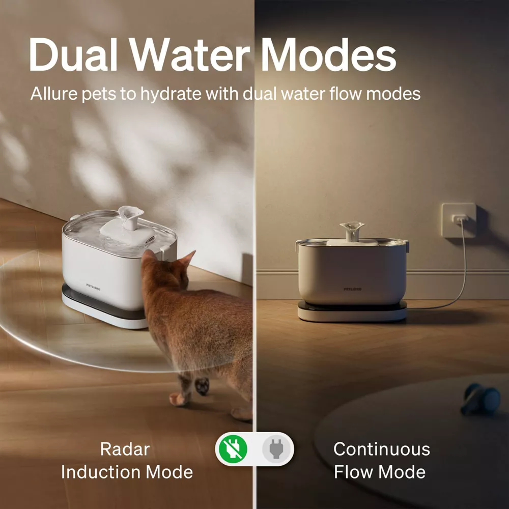 Bebedero/Fuente automática para mascotas de 2,5 L con bomba de agua -Petlibro - Imagen 3