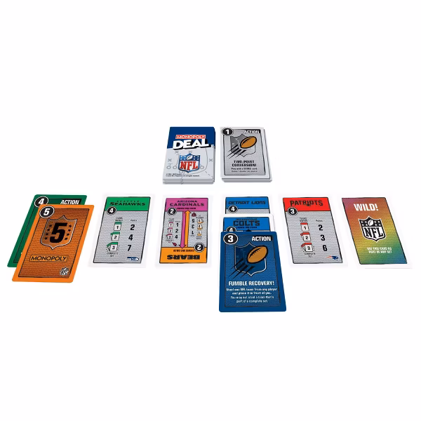 Juego de cartas "Monopoly Deal NFL" -Hasbro - Imagen 4