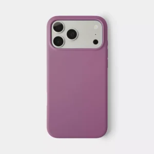 Funda de silicona con MagSafe para iPhone 17 Pro Max, color mocha rose -Heyday