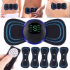 Masajeador de electropulso con 5 almohadillas de gel autoadhesivas -Hwallkare