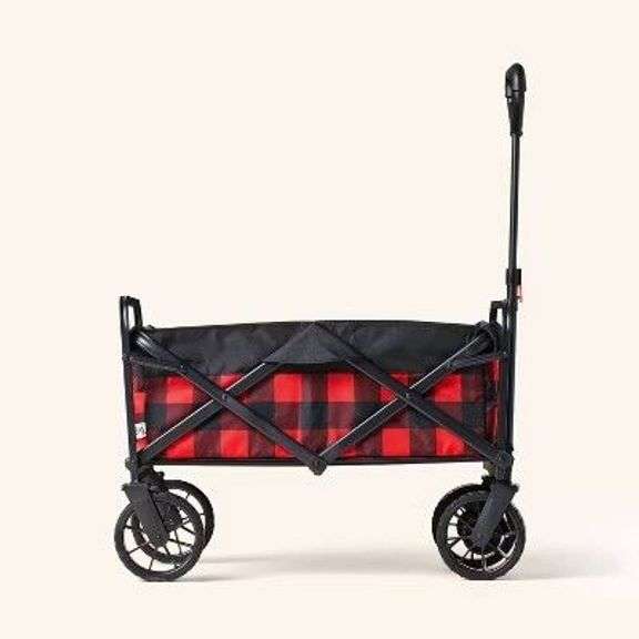 Carrito/Wagon plegable con estampado de cuadros Buffalo -Woolrich - Imagen 4