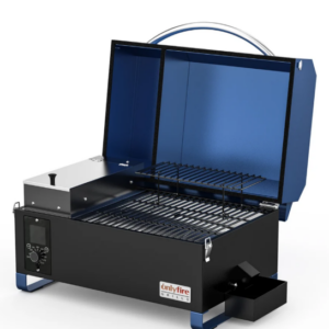 Alternative view of Ahumador y parrilla con control digital y pantalla LED -ONLYFIRE GRILLS