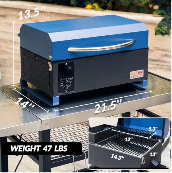 Ahumador y parrilla con control digital y pantalla LED -ONLYFIRE GRILLS - Imagen 3