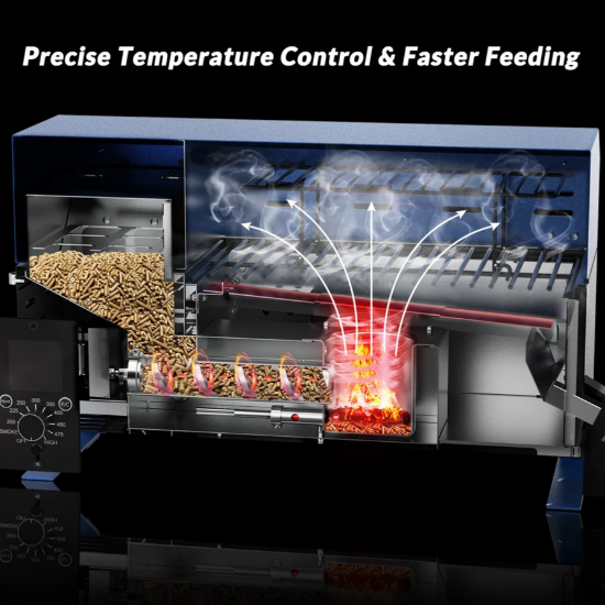 Ahumador y parrilla con control digital y pantalla LED -ONLYFIRE GRILLS - Imagen 4