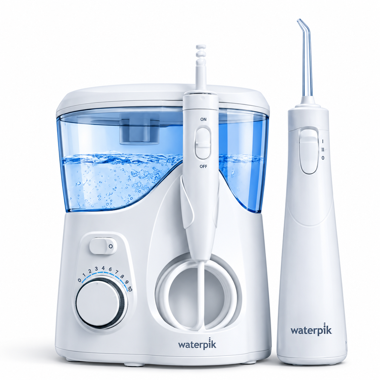 Irrigador dental con cambios de puntas y presión ajustable "Enhance 3000" -Waterpik
