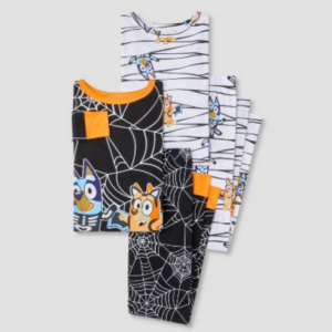 Pijama de 4 piezas para niñas con diseño de Bluey talla 6