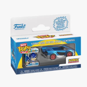 Alternative view of Set de 2 piezas de figuras de vinilo: Sonic y Speed ​​Star Lightning -Funko Bitty POP!