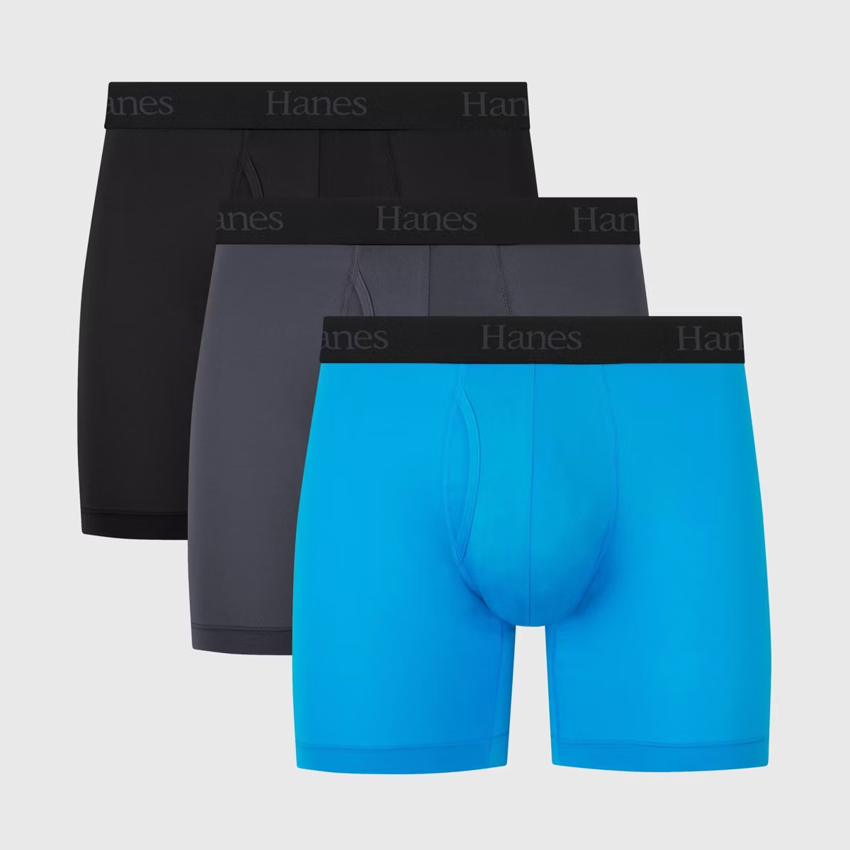 Paquete de 3 calzones tipo bóxer para caballero talla XL - Hanes