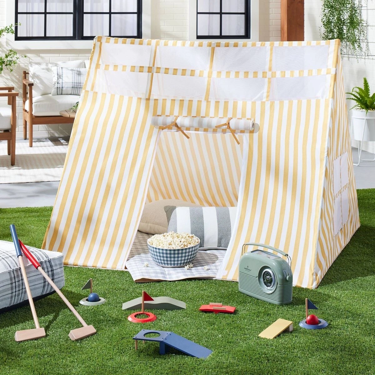 Juego de golf de madera para niños de15 piezas –Hearth & Hand - Imagen 2
