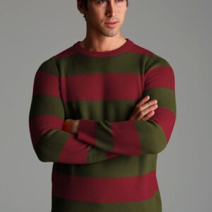 Suéter de rayas de Freddy Krueger (Pesadilla en Elm Street) para adulto talla XL -Halloween Costumes