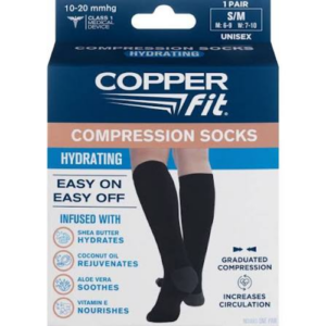 Calcetines de compresión hidratantes hasta la rodilla -Copper Fit