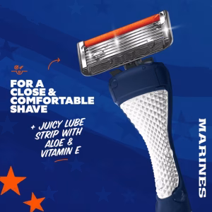 Alternative view of Set de rasuradora con 6 cuchillas de repuesto "Marines" -Dollar Shave Club