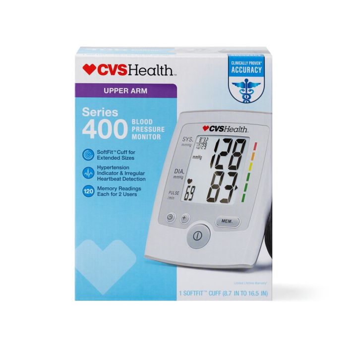 Monitor digital de presión arterial de brazo, serie 400BP -CVS Health