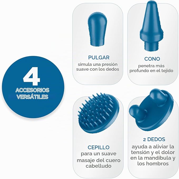 Masajeador facial y corporal con 4 accesorios -Conair - Imagen 4