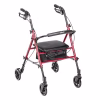 Andadera con ruedas de altura ajustable con estructura de aluminio -Drive Medical