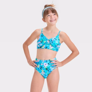 Conjunto de traje de baño de 2 piezas para niña talla 6/7 -Art Class