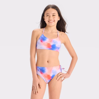 Conjunto de traje de baño de 2 piezas para niña talla 10/12 -Art Class