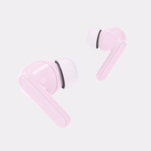 Auriculares bluetooth inalámbricos, color rosa pastel -Heyday - Imagen 3