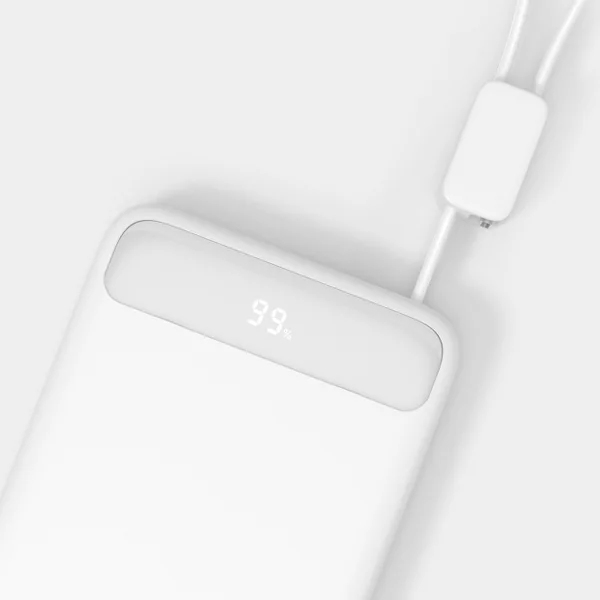 Batería externa de 5000 mAh con cable integrado -Heyday - Imagen 3