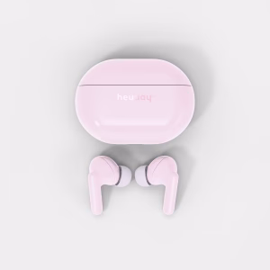 Auriculares bluetooth inalámbricos, color rosa pastel -Heyday