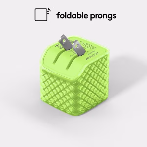 Alternative view of Cargador de pared Jelly de 25 W con doble puerto y cable USB-C de 1,8 m -Heyday