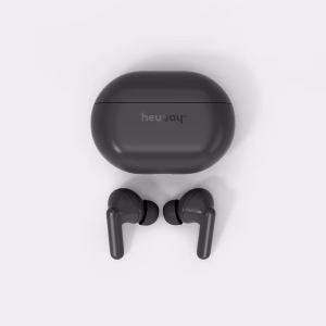 Auriculares bluetooth inalámbricos, color negro  -Heyday
