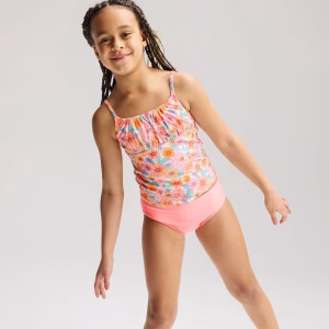 Conjunto de traje de baño de 2 piezas para niña talla 8 -Cat & Jack
