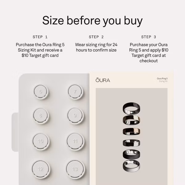 Kit de medición para anillos Oura Ring 5 - Imagen 3