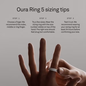 Alternative view of Kit de medición para anillos Oura Ring 5
