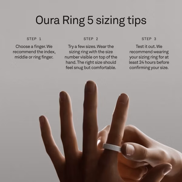 Kit de medición para anillos Oura Ring 5 - Imagen 2
