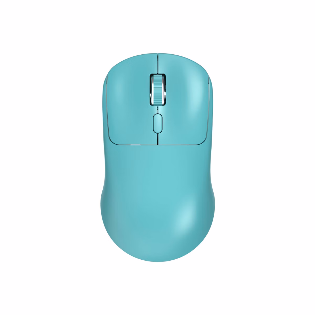 Mouse ergonómico inalámbrico de 4 botones, color verde aqua -North