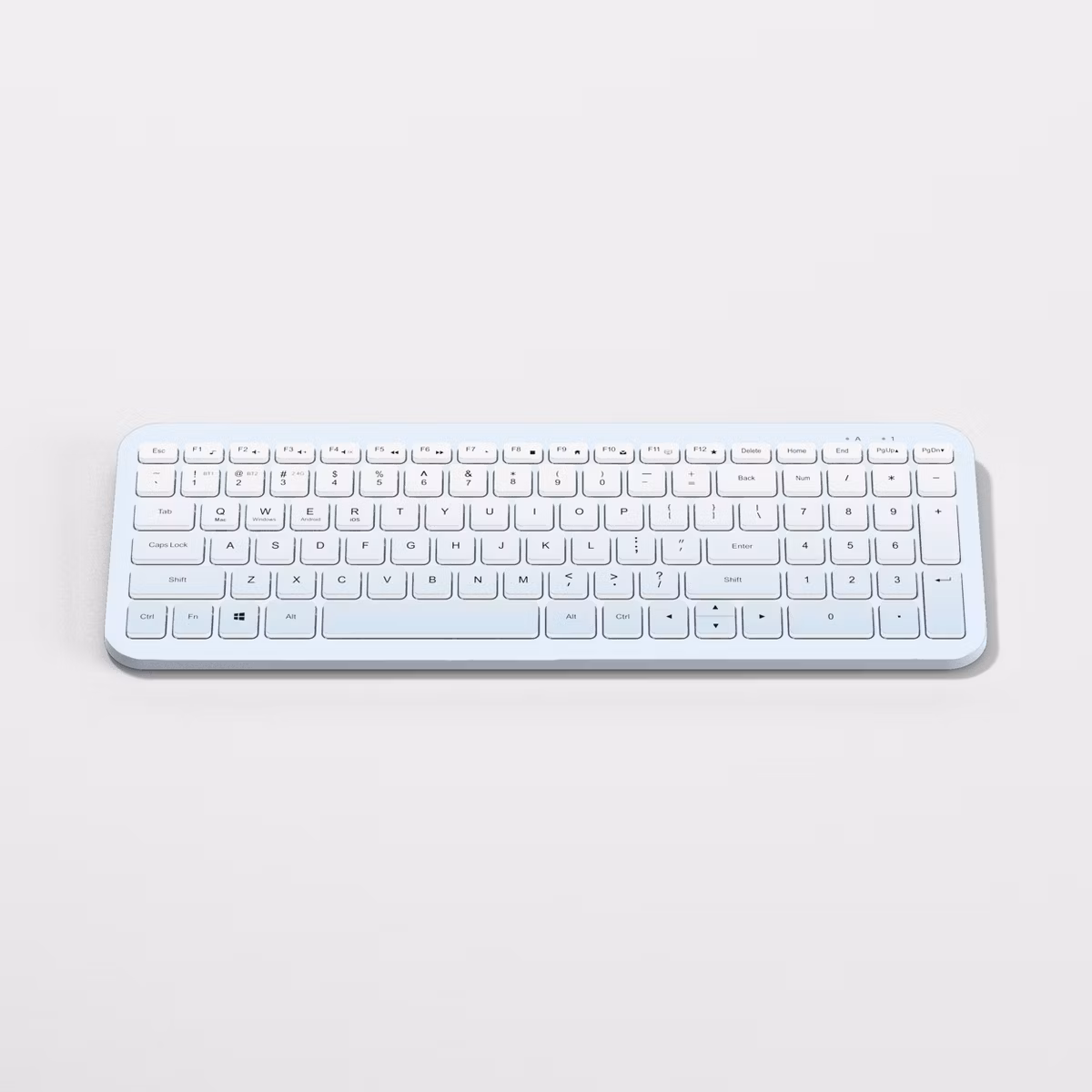Teclado inalámbrico de tamaño completo con acabado degradado -Heyday