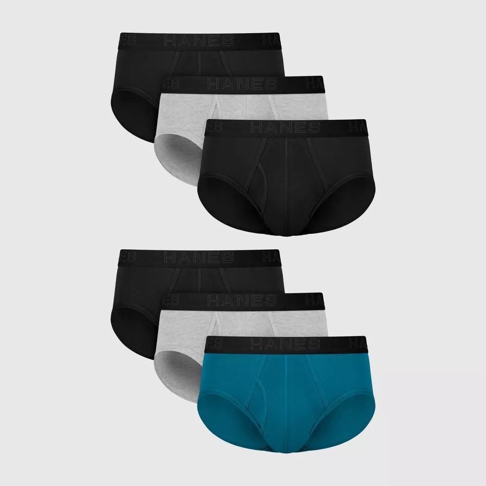 Paquete de 6 calzoncillos clásicos elásticos para hombre talla L -Hanes Premium