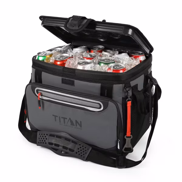 Hielera portátil rígida sin cremallera para 30 latas/20 cuartos -Titan by Arctic Zone - Imagen 5