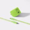 Cargador de pared Jelly de 25 W con doble puerto y cable USB-C de 1,8 m -Heyday