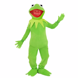 Disfraz/Mameluco de  Kermit para niños talla S/8 -FUN Costumes