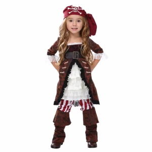 Disfraz de pirata para niñas talla 4 -FUN Costumes