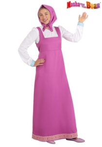 Disfraz de Masha (Masha y el Oso) para adulto talla XL -Halloween Costumes
