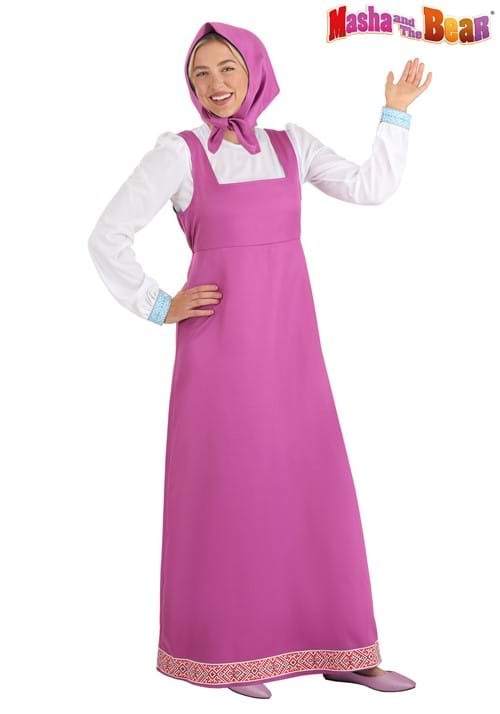 Disfraz de Masha (Masha y el Oso) para adulto talla XL -Halloween Costumes