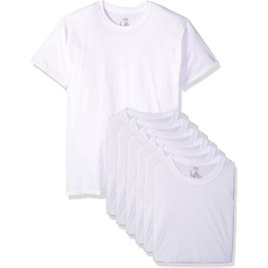 Paquete de 6 camiseta de cuello redondo para caballero talla XL - Hanes