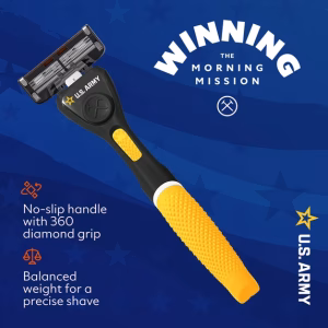 Alternative view of Set de rasuradora con  6 cuchillas de repuesto "U.S. Army" -Dollar Shave Club
